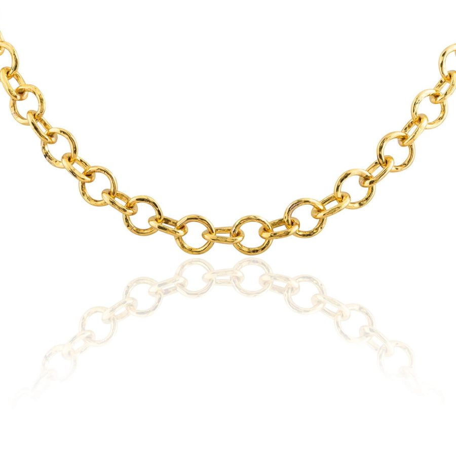 Simple Knotted Link Chain