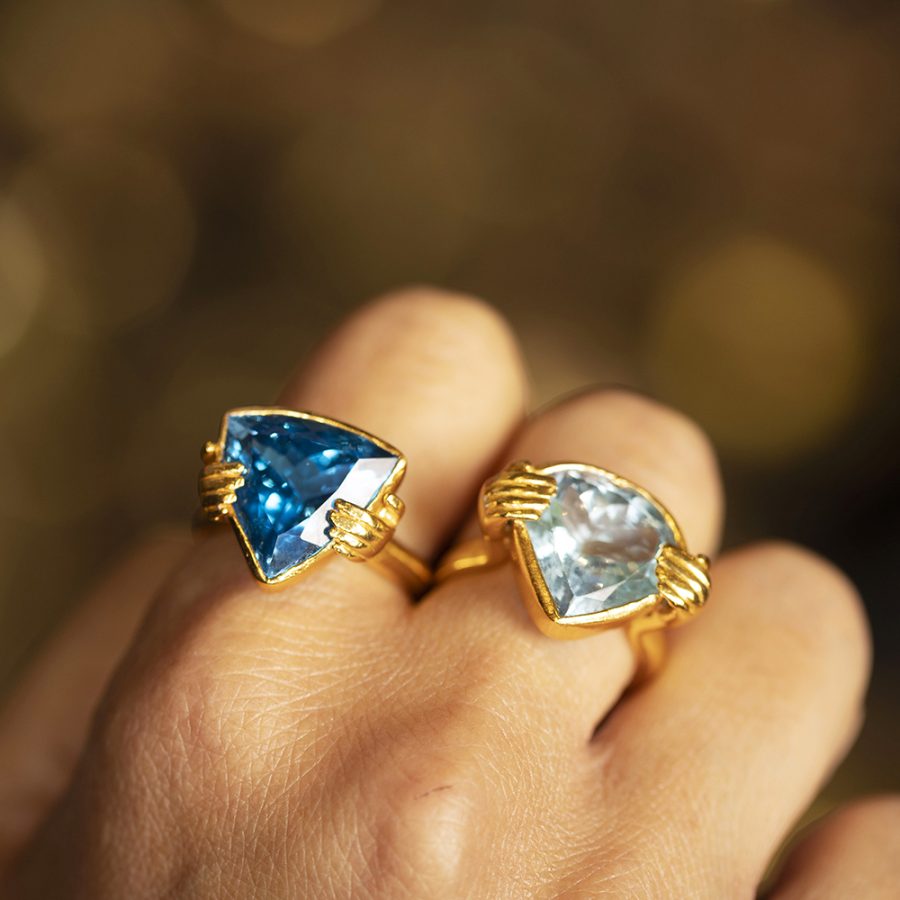 Topaz Kind Hands Ring - Image 3