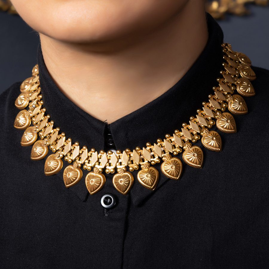Heritage Necklace with Heart Detailing