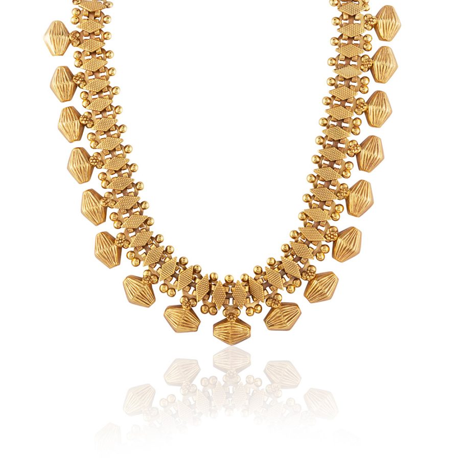 Heritage Necklace With Geometric & Amulet Detail