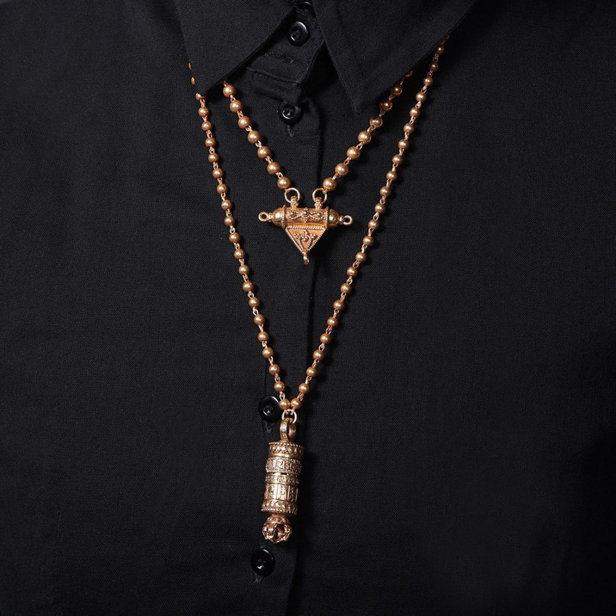 Prayer Bead Spiritual Amulet Necklace