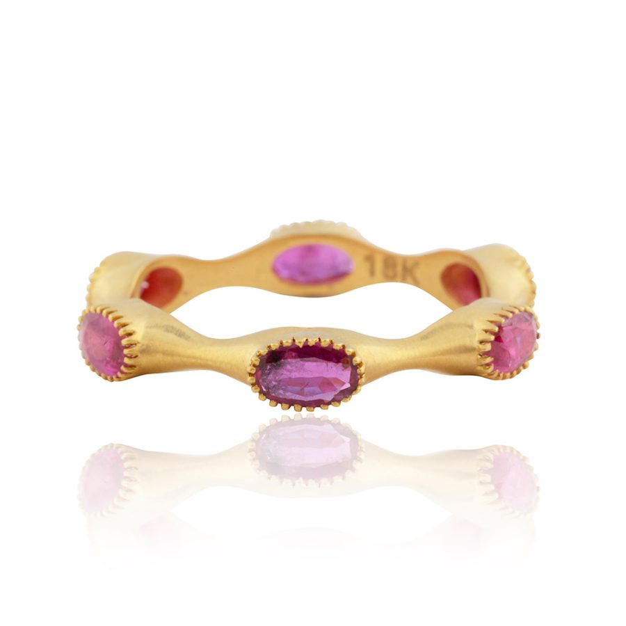 18kt Gold Ruby Eternity Ring