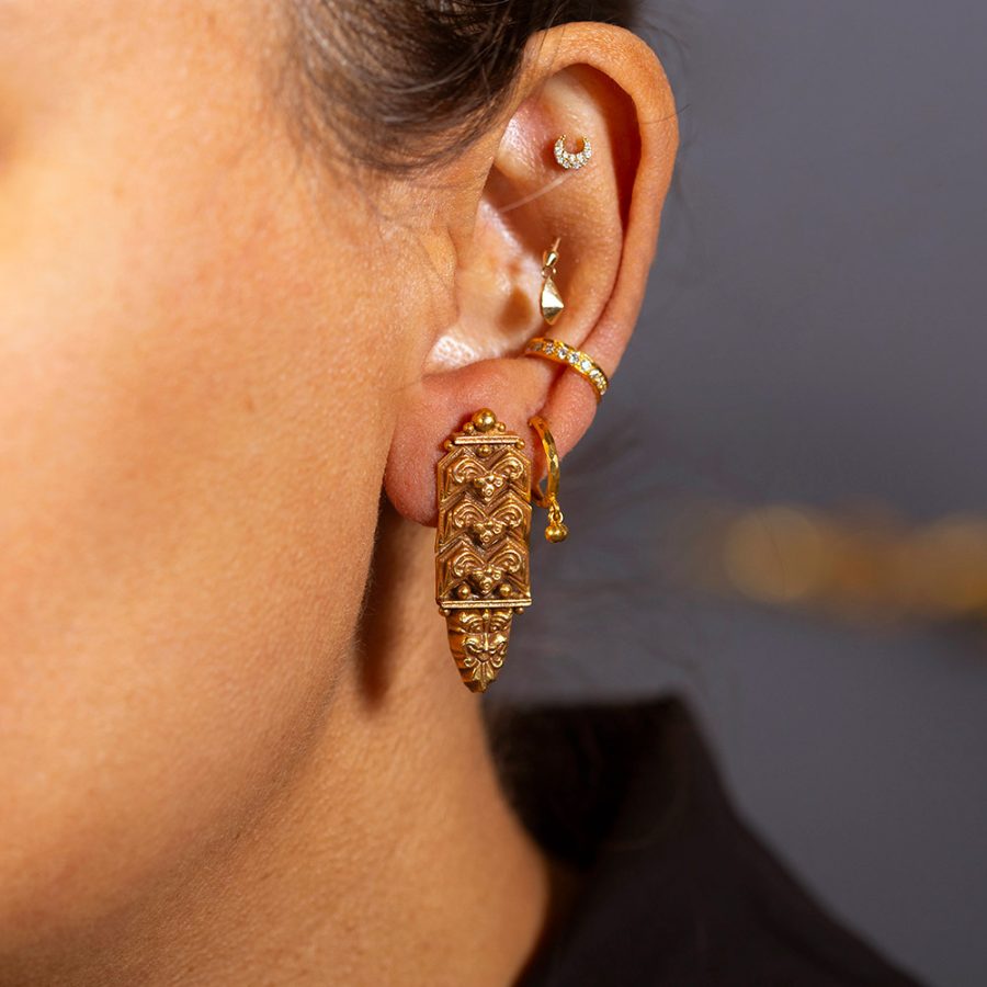 Heritage Antique Geometric Earrings