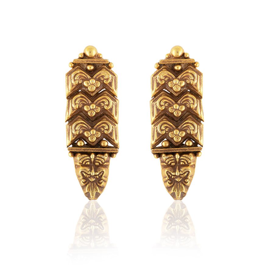 Heritage Antique Geometric Earrings