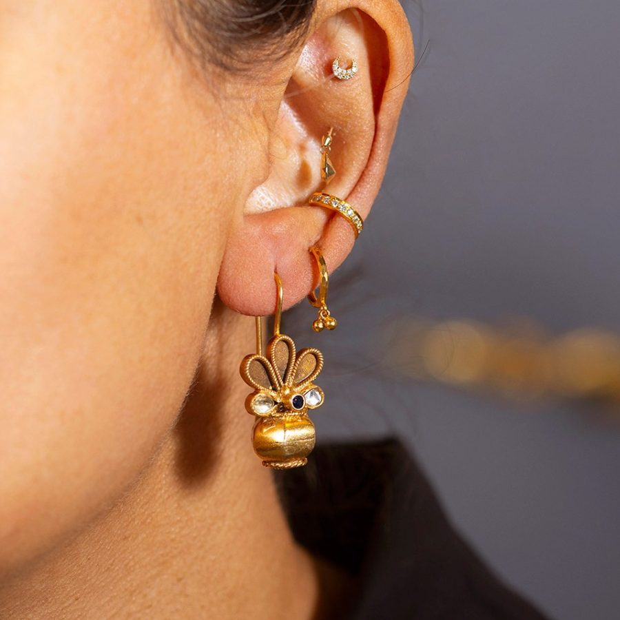 Heritage Drop Bee Earrings