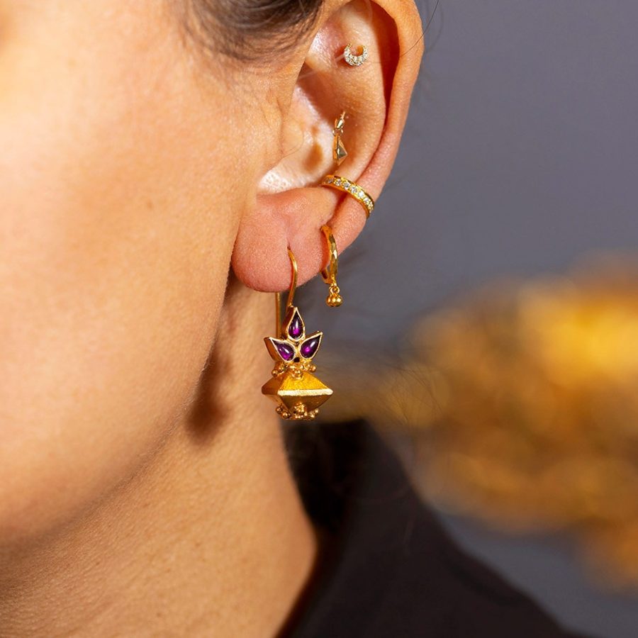 Simple Antique Drop Earrings