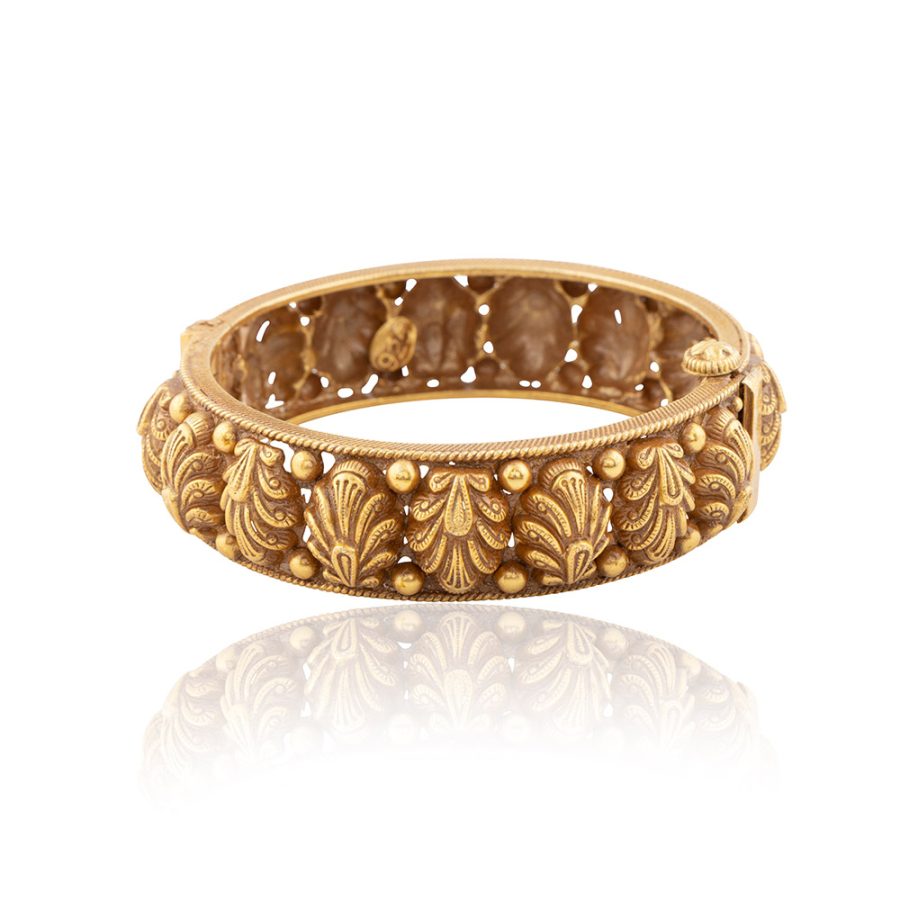 Antique Inspired Adjustable Bangle Cuff
